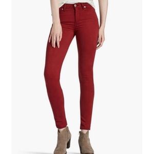 Lucky Brand Red Brooke Legging Jean Sz 4 W27